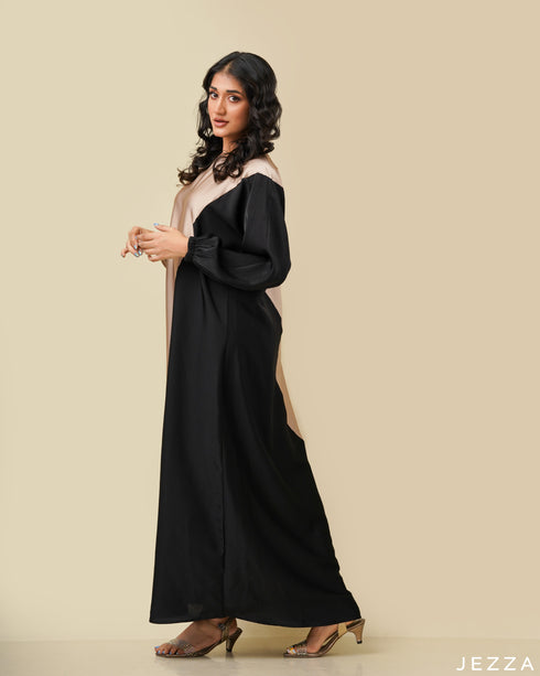 Color Block A-Line Dress 58421